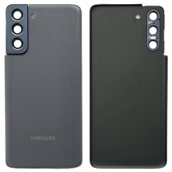 Задняя крышка Samsung G991 Galaxy S21 gray (со стеклом камеры)