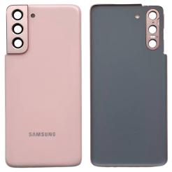 Задняя крышка Samsung G991 Galaxy S21 pink (со стеклом камеры)