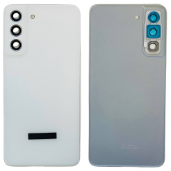 Задняя крышка Samsung G990 Galaxy S21 FE white (со стеклом камеры)
