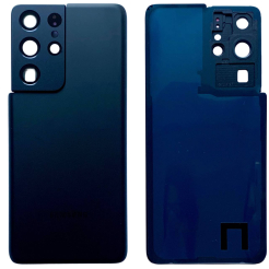 Задняя крышка Samsung G998 Galaxy S21 Ultra black (со стеклом камеры)