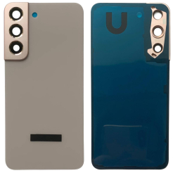 Задняя крышка Samsung S901 Galaxy S22 5G pink (со стеклом камеры)