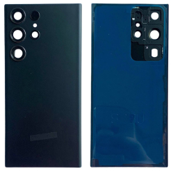 Задняя крышка Samsung S918 Galaxy S23 Ultra black (со стеклом камеры)