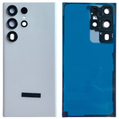 Задня кришка Samsung S918 Galaxy S23 Ultra white (з склом камери)