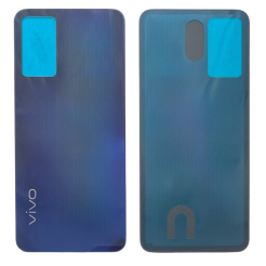 Задня кришка Vivo V21 blue (без скла камери)
