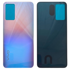 Задня кришка Vivo V21 white (без скла камери)