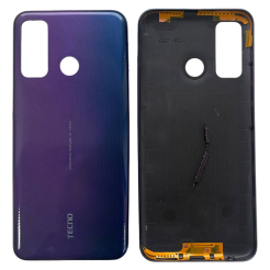 Задняя крышка Tecno Camon 15 blue (без стекла камеры)