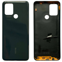 Задняя крышка Tecno Pova black (без стекла камеры)