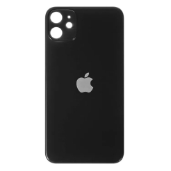 Задня кришка корпуса iPhone 11 black, великий виріз під камеру, 1:1 Original