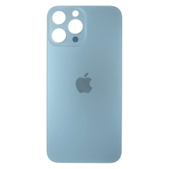 Задняя крышка корпуса iPhone 13 Pro Max blue, большой вырез под камеру, 1:1 Original