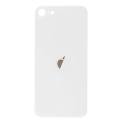 Задняя крышка корпуса iPhone SE 2 2020 white, большой вырез под камеру, 1:1 Original