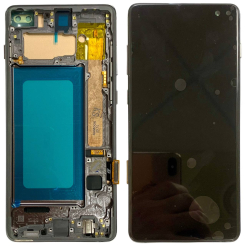 Дисплей Samsung G975 Galaxy S10 Plus black, с рамкой, IPS (Краи дисплея не округлены)