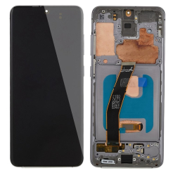 Дисплей Samsung G980 | G981 Galaxy S20 silver, з рамкою, OLED