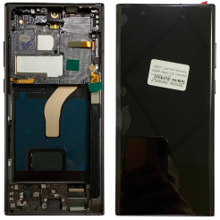 Дисплей Samsung S908B Galaxy S22 Ultra black, з рамкою, OLED