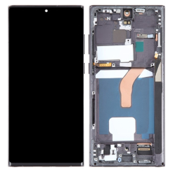 Дисплей Samsung S908B Galaxy S22 Ultra black, с рамкой, OLED