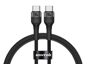 Кабель SENTEO ST-01 Montes series 60W Type-C to Type-C 1m black