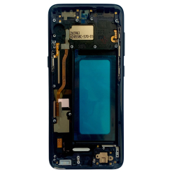 Дисплей Samsung G950 Galaxy S8 black, з рамкой, IPS (Краи дисплея не округлены)