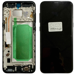 Дисплей Samsung G955 Galaxy S8 Plus black, з рамкою, IPS (Краї дисплею не заокруглені)