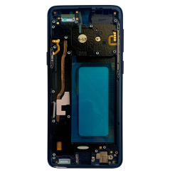 Дисплей Samsung G960 Galaxy S9 black, з рамкой, IPS (Краи дисплея не округлены)