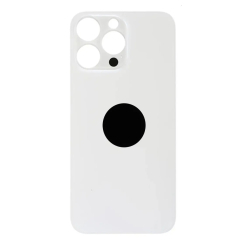 Задняя крышка корпуса iPhone 14 Pro White, обычный вырез в сборе со стеклом камеры. High Quiality (НЕ цельнолитая)