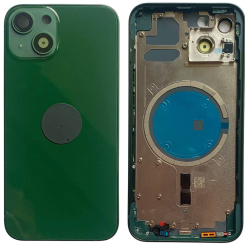 Корпус iPhone 13 Midnight Green в зборі з тримачем SIM, кнопками, магнітами та сіткою, USA Original