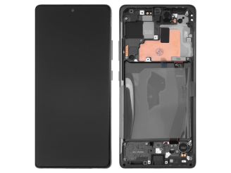 Дисплей Samsung G770 Galaxy S10 Lite black, з рамкою, Service Pack Original