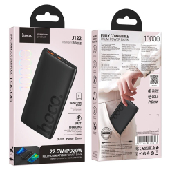 Power Bank Hoco J122 Respect 22.5W | PD20W fully compatible 10000mAh black