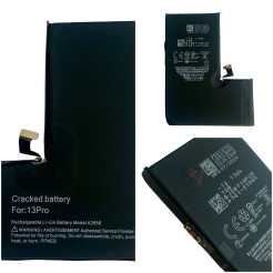 Аккумулятор iPhone 13 Pro Cracked (БЕЗ пайки | БЕЗ ошибки в настройках) 3300mAh