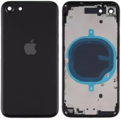 Корпус iPhone SE2 2020 Black в сборе с держателем SIM, кнопками, магнитами и сеткой, USA Original