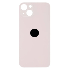 Задняя крышка корпуса iPhone 13 pink, большой вырез под камеру, 1:1 Original