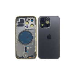 Корпус iPhone 13 Pro Black в сборе с держателем SIM, кнопками, магнитами и сеткой, USA Original
