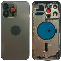 Корпус iPhone 13 Pro Black в сборе с держателем SIM, кнопками, магнитами и сеткой, USA Original
