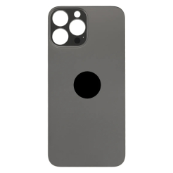 Задняя крышка корпуса iPhone 13 Pro Max black, большой вырез под камеру, 1:1 Original
