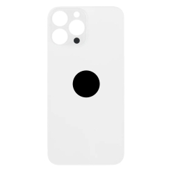 Задняя крышка корпуса iPhone 13 Pro Max white, большой вырез под камеру, 1:1 Original
