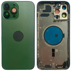 Корпус iPhone 13 Pro Max Green в сборе с держателем SIM, кнопками, магнитами и сеткой, USA Original