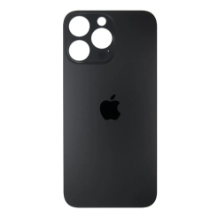 Задняя крышка корпуса iPhone 14 Pro black, большой вырез под камеру, 1:1 Original