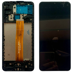 Дисплей Samsung M127F Galaxy M12 black (M127F_REV0.1), с рамкой, Original