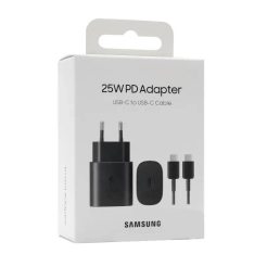 МЗП 1Port Samsung EP-TA800 Compact USB-C PD 25W Type-C to Type-C black