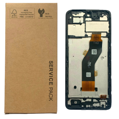 Дисплей Infinix Smart 8 | Smart 8 HD | Smart 8 Plus | Smart 8 Pro | Hot 40i black, з рамкою, Service Pack Original