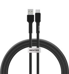 Кабель SENTEO SL-03 Silica Gel 18W USB to Type-C 2m black