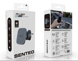¶Автодержатель с беспроводным ЗУ SENTEO SH-05 FIXED with MagSafe PD вентиляционную решетку