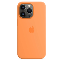 Чехол Silicone Case 1:1 for iPhone 13 Pro with MagSafe animation marigold
