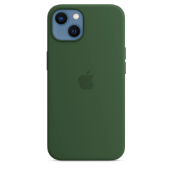 Чехол Silicone Case 1:1 for iPhone 13 Pro with MagSafe animation clover