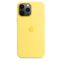Чехол Silicone Case 1:1 for iPhone 13 Pro with MagSafe animation lemon zest
