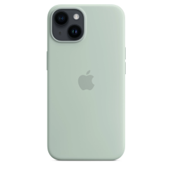 Чехол Silicone Case 1:1 for iPhone 14 Pro with MagSafe animation succulent