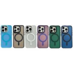 Чехол Matte MAGNETIC for iPhone 14 Pro with MagSafe clear