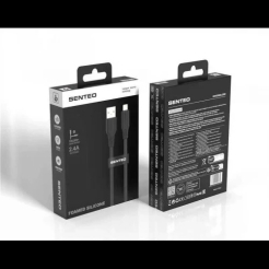 Кабель SENTEO SL-05 Foamed Silicone 2.4A USB to Lightning 1m black