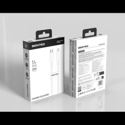 Кабель SENTEO SL-05 Foamed Silicone 30W Type-C to Lightning 1m white
