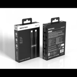Кабель SENTEO SL-05 Foamed Silicone 60W Type-C to Type-C 1m black