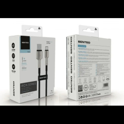 Кабель SENTEO SM-03 Iron series 66W 6A USB to Type-C 1m black