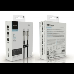 Кабель SENTEO SM-03 Iron series 60W Type-C to Type-C 1m black